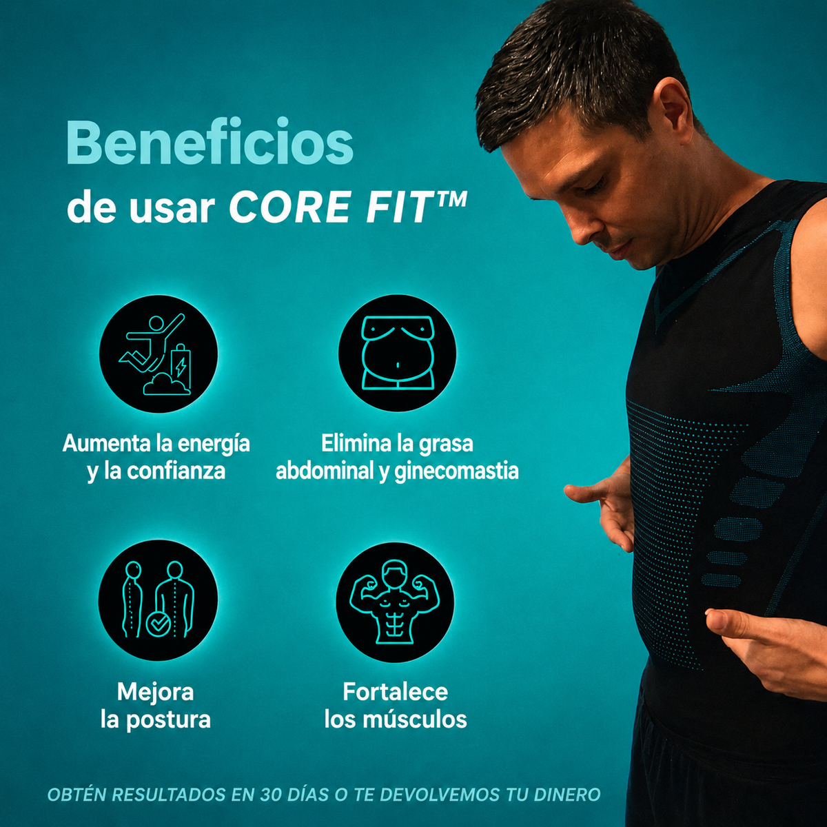 CoreFit™ - Luzca más delgado, firme y seguro